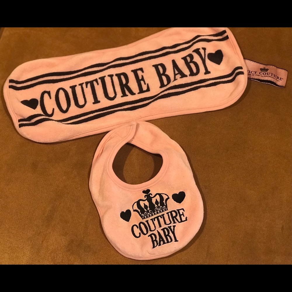 Contour Baby bib and burp cloth